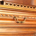 Антикварный буфет с резными филенками 1860-х гг.