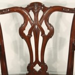 Антикварное кресло в стиле Чиппендейл 1890-х гг. 