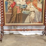 Антикварный каминный экран с витыми колоннами 1840-х гг.