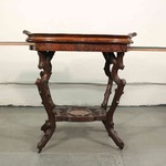 Антикварный чайный столик со съемным подносом 1840-х гг.