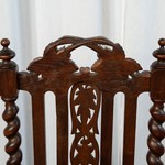 Комплект из 6-ти антикварных стульев с резными спинками 1850-х гг. 