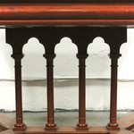 Антикварный стол с балюстрадой 1870-х гг. 