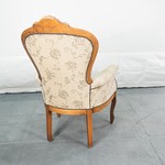 Винтажное кресло с мягкой обивкой в стиле неорококо 1960-х гг.