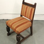 Комплект антикварных стульев с пышными сиденьями 1910-х гг. 