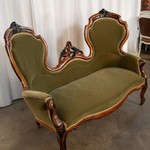 Антикварная кушетка тет-а-тет 1850-х гг. 