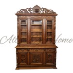 Антикварный книжный шкаф в стиле неоренессанс 1850-х гг. 