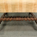 Антикварное кресло с резным щитковым навершием 1850-х гг. 