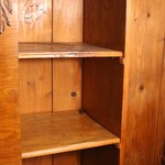 Пара антикварных шкафов светлого ореха 1840-х гг. 