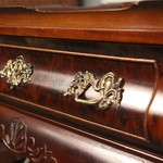 Антикварный чайный столик в стиле Чиппендейл 1940-х гг. 