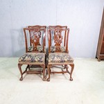 Комплект из антикварных стульев в стиле Чиппендейл 1910-х гг.