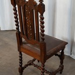 Комплект из 6-ти антикварных стульев с резными спинками 1850-х гг. 