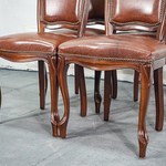 Гарнитур из четырех винтажных стульев орехового дерева 1960-х гг.
