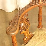 Антикварное кресло-бюро 1850-х гг. 