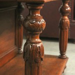 Антикварный французский дубовый шкаф 1860-х гг. 