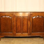 Антикварный дубовый сервант 1800-х гг. 