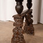 Антикварный ларь на высоком фигурном основании 1830-х гг. 
