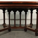 Антикварный стол с балюстрадой 1870-х гг. 
