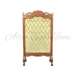 Антикварный каминный экран с резным навершием 1750-х гг. 