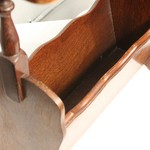 Винтажная газетница из дуба 1950-х гг. 