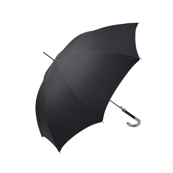 Черный мужской зонт-трость
