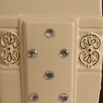 Антикварная тумба-подставка из керамики 1920-х гг. 