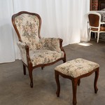 Антикварная банкетка в стиле неорококо 1920-х гг 