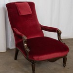 Антикварное кресло-туфелька 1860-х гг. 