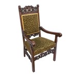 Старинное немецкое кресло из ореха