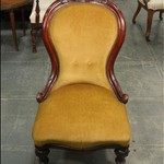 Антикварное кресло-туфелька 1850-х гг. 