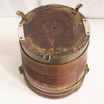 Антикварное ведро с латунным узором 1890-х гг. 