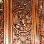 Антикварный бретонский буфет из каштана 1850-х гг. 