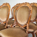 Комплект из четырех винтажных стульев в духе «второго» рококо 1960-х гг.