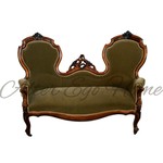 Антикварная кушетка тет-а-тет 1850-х гг. 