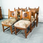 Комплект мягкой мебели с пышными сиденьями 1920-х гг.