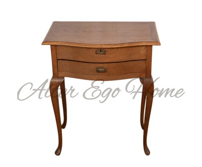 Антикварная тумба светлого дуба 1900-х гг. 