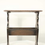 Антикварная газетница с резным бортиком 1910-х гг. 