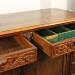 Антикварный дубовый сервант 1840-х гг. 