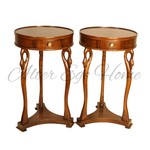 Пара антикварных прикроватных тумб 1950-х гг. 