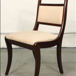 Комплект из 6-ти винтажных стульев для столовой из темной махагони 1950-х гг. 