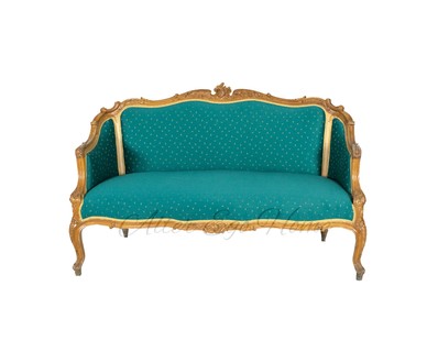 Антикварный шведский диван из ореха