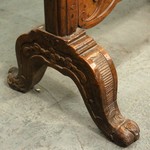 Антикварный каминный экран с резным навершием 1750-х гг. 