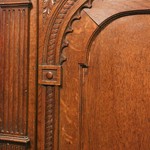 Антикварный дубовый сервант 1840-х гг. 