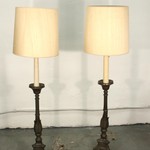Пара антикварных напольных ламп 1890-х гг. 