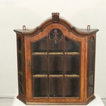 Антикварная навесная голландская витрина 1900-х гг. 