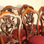 Комплект из 6-ти антикварных стульев в стиле неорококо 1840-х гг. 