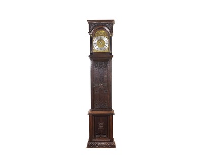 Антикварные напольные часы из дуба 1880 года