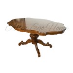 Винтажный итальянский столик из ореха