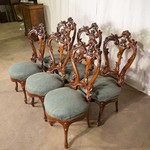 комплект антикварных стульев в стиле неорококо 1850-х гг.