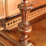 Антикварный ореховый резной буфет 1860-х гг. 