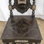 Антикварный стул с инкрустацией беренады 1840-е гг. 